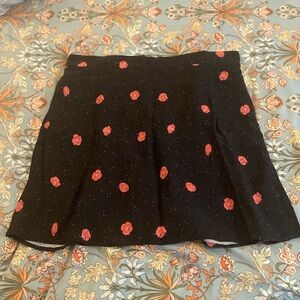 Fun floral mini skirt